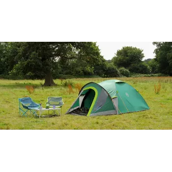 Tienda de campaña tipo cúpula/igloo COLEMAN Kobuk Valley 4 Plus — 4 personas, varillas rígidas, verde