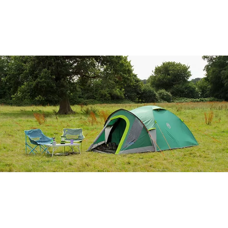 Tienda de campaña tipo cúpula/igloo COLEMAN Kobuk Valley 4 Plus — 4 personas, varillas rígidas, verde