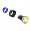 Pulsador DeLOCK 22050 negro azul plateado amarillo 230V 3A