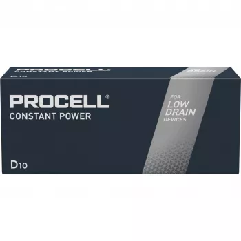 Pila alcalina D Procell INTENSE POWER 1,5 V – alta carga, pack de 10