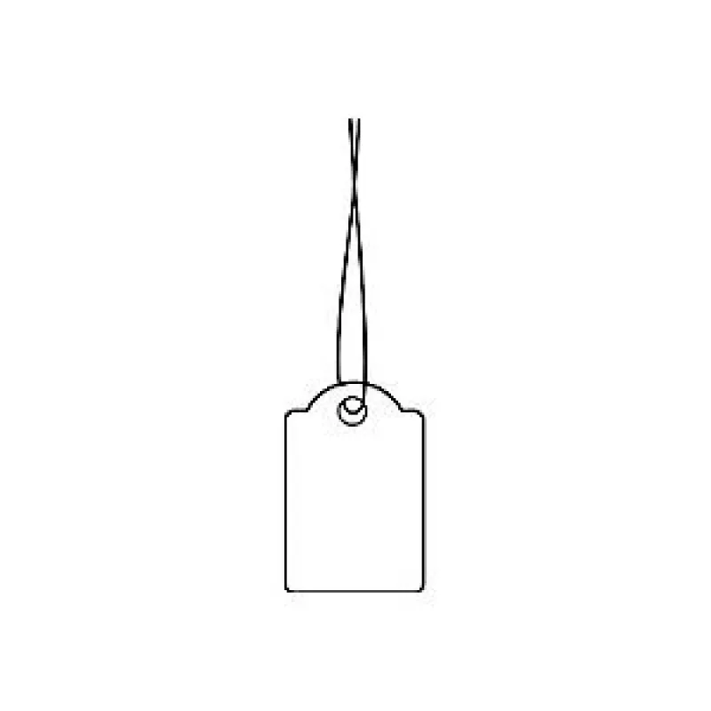 Etiqueta colgante con cordel HERMA 6932 15x24 mm con cordel blanco