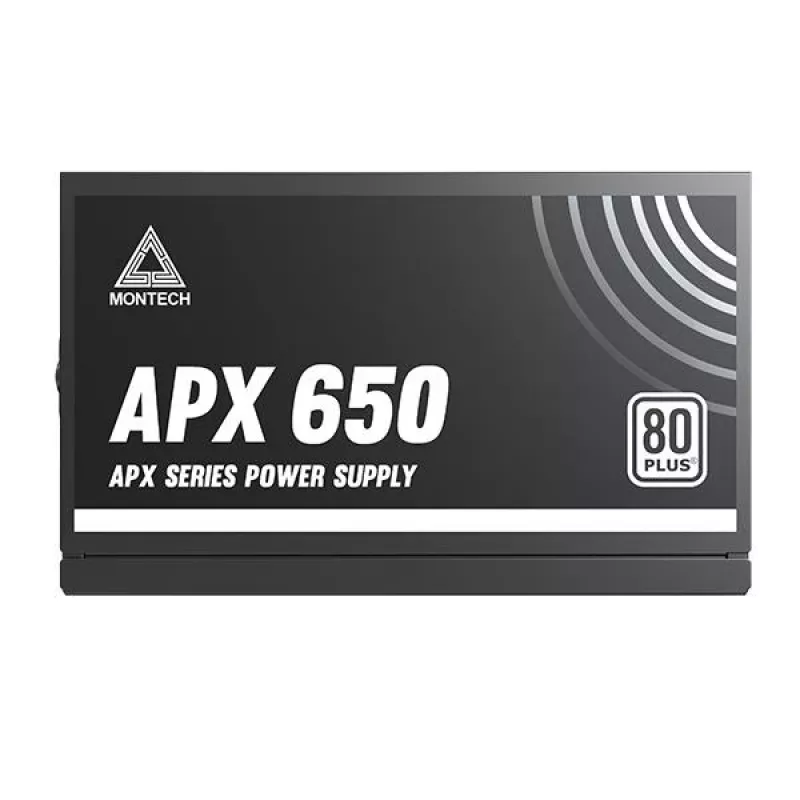 Montech APX650 fuente de alimentación 650 W 20+4 pin ATX ATX negro