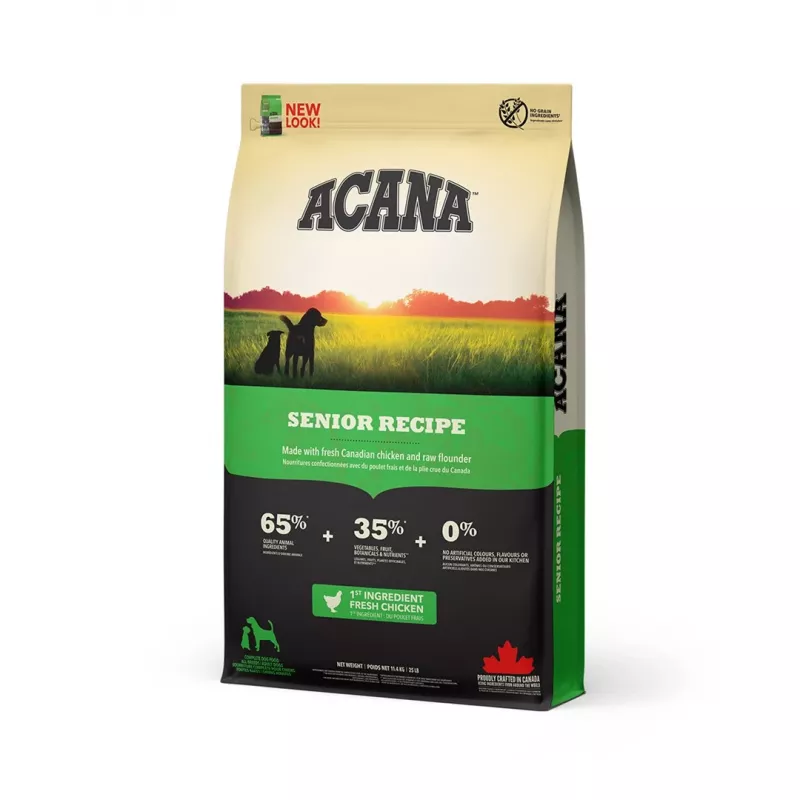 ACANA Senior - Pienso para perros - 11,4 kg