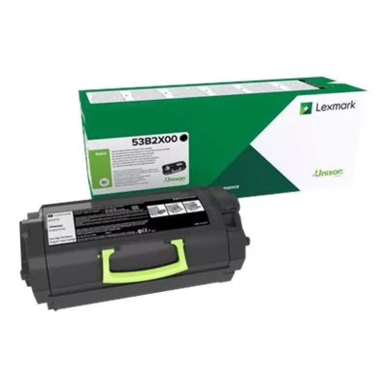 Cartucho de tóner Lexmark 53B2X00 1 ud. original negro
