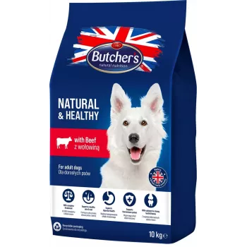 BUTCHER'S Natural&Healthy con ternera - Pienso para perros - 10 kg