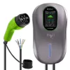 Estación de carga EV QOLTEC 52430 22 kW Wi-Fi RFID trifásica, 32 A, Type 2, IP54