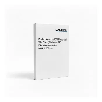 Software de acceso remoto Lancom Advanced VPN Client – 1 usuario, kit de disquetes, Windows 98SE/XP