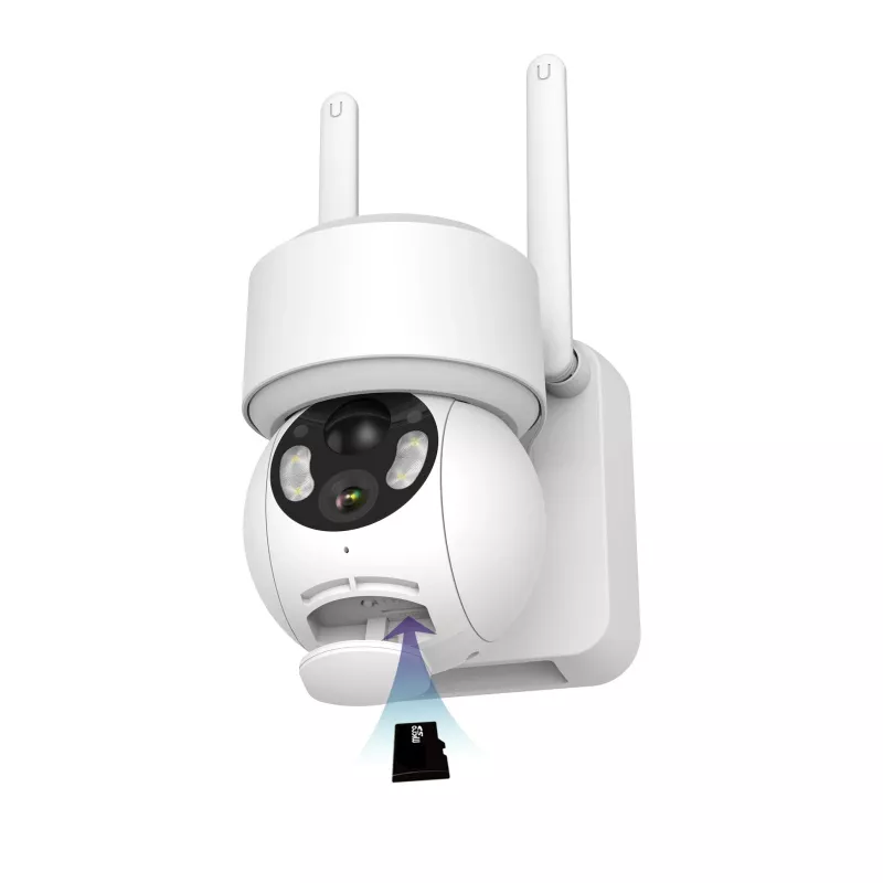 Cámara exterior Extralink Smart Life SolarEye Pro inalámbrica, 2.5K, WiFi, batería 5200 mAh, IP65