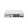 Switch de red MikroTik CSS610-8G-2S+IN — 8x Gigabit RJ-45, 2x SFP+ 10G, PoE, entrada 12–57V