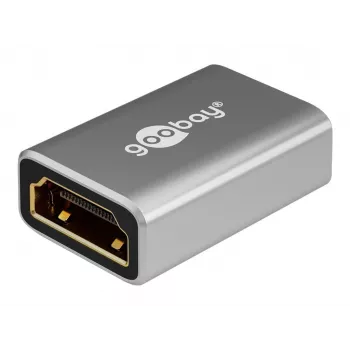 Goobay Adaptador HDMI acoplador dorado 8K a 60 Hz - conector hembra Type-A> (72008)