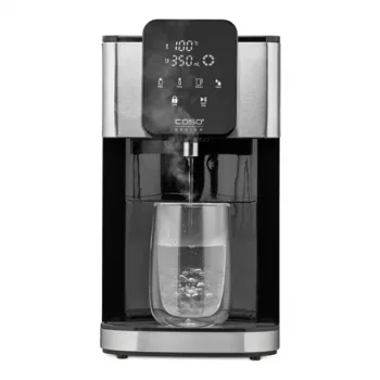 Hervidor eléctrico Caso dispensador de agua caliente Turbo HW 1660 — 4 L, 2600 W, negro/acero inoxidable