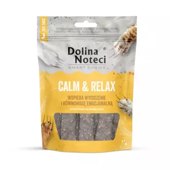Calm & Relax Smart Chews snacks para perros de dolina noteci, pack de 7 — complemento relajante