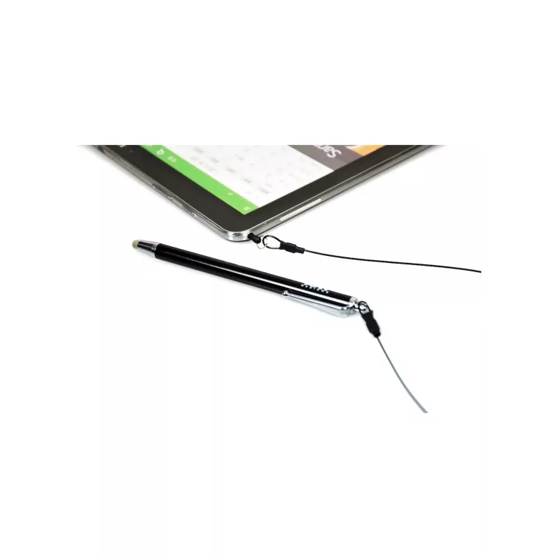 Lápiz stylus Port Designs 140228 — universal, negro, 11 g, punta de precisión compacta