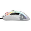 Glorious Model D ratón gaming - blanco, brillante + Grip Tape - negro