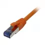 Cable de parcheo RJ45 - CAT6A 500 MHz - 10 m - naranja - S-STP (S/FTP) - AWG27 - LSZH - Synergy 21