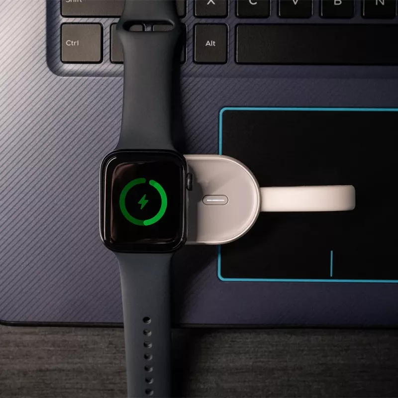 Cargador inalámbrico power bank Tellur TLL151441 1200 mAh para Apple Watch — cargador inalámbrico portátil