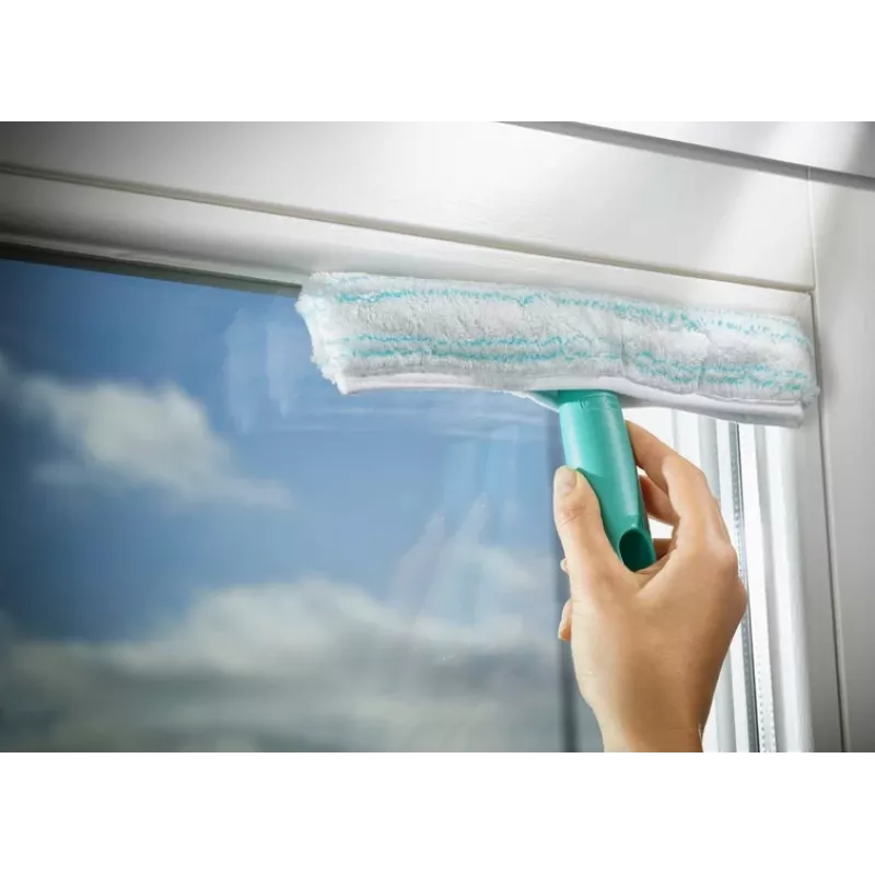 Limpiacristales con aspirador Leifheit Window Vacuum Glass Cleaner Dry&Clean con mango y cepillo 51003