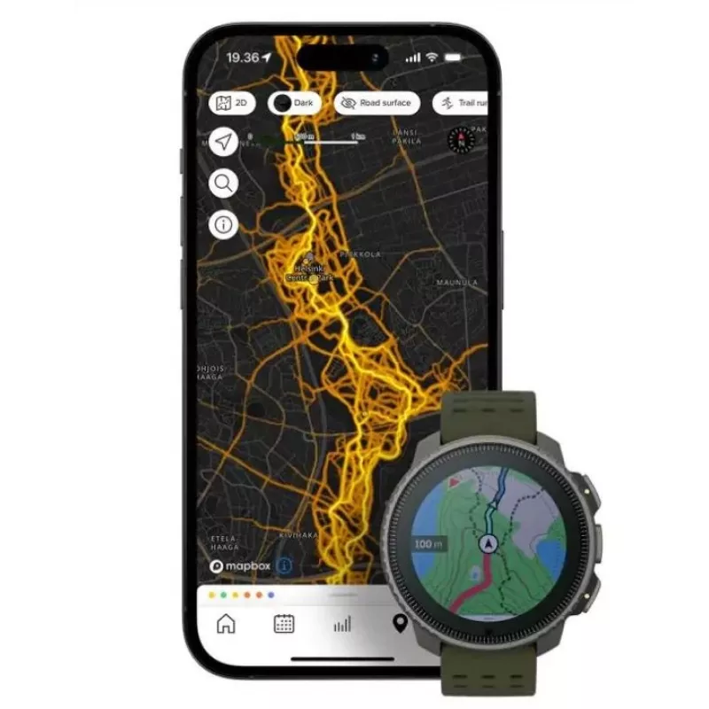 Suunto Vertical 3,56 cm (1,4) matriz de puntos 49 mm 280 x 280 píxeles pantalla táctil negro GPS (satélite)