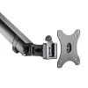 Brazo para monitor SILVERSTONE SST-ARM13 — soporte individual ajustable en altura compatible con VESA, Plateado