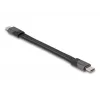 Cable USB DeLOCK 40 Gbps Type-C a Type-C 15 cm PD 3.0 100 W