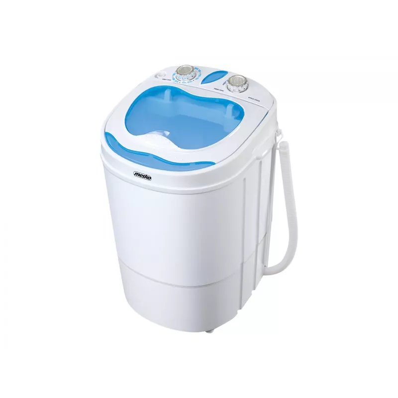 Lavadora de carga superior Mesko MS 8053 — capacidad 3 kg, 360×370×530 mm, azul/blanco