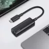 Adaptador Ethernet Aukey CB-A30 USB‑C a Gigabit RJ45 10/100/1000 Mbps, USB 3.0, aluminio, indicadores LED