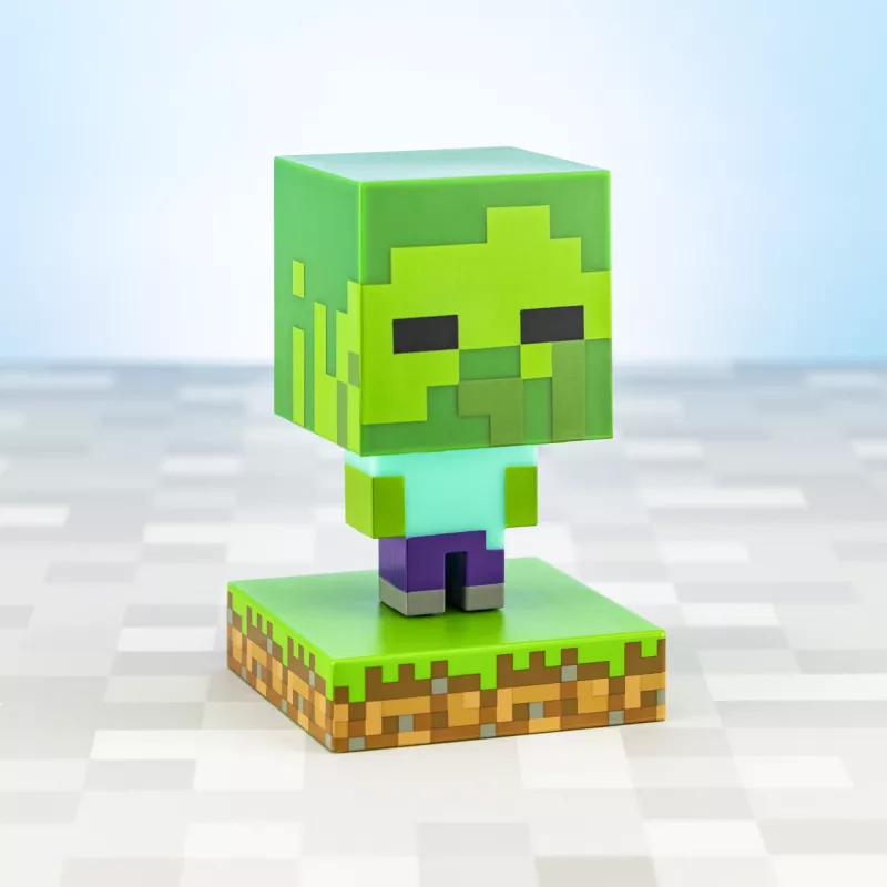 Lámpara de mesa Paladone Light Paladone Minecraft Zombie Light PP6592MCFV4 LED