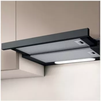 Campana extractora integrable Elica Elite 14 LUX 60 BL — 598 mm de ancho, caudal de extracción 368 m³/h, filtro de grasa de aluminio, LED, 62 dB