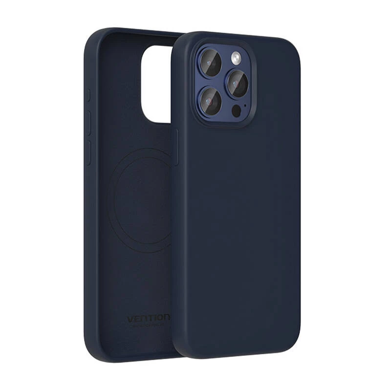 Funda protectora de silicona Vention KUFL0-40 para iPhone 15 Pro Max, azul