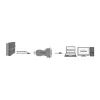 Adaptador RS-232 USB 2.0 LogiLink AU0002F Macho Negro