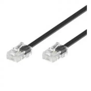Goobay cable de conexión modular ISDN 50256, RJ45 (8P4C) a RJ45 (8P4C), 6 m, negro