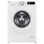 LG | Lavadora | F2WR508SWW | Clase de eficiencia energética A-10% | Carga frontal | Capacidad de lavado 8 kg | 1200 rpm | Profundidad 47,5 cm | Anchura 60 cm | Pantalla | LED | Función vapor