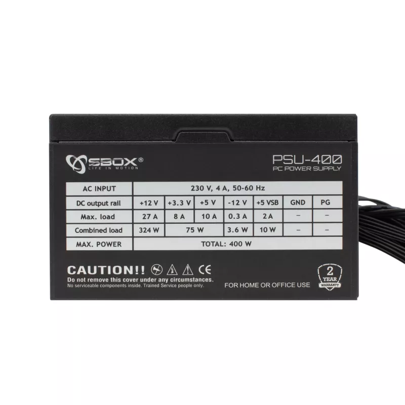 Carcasa de ordenador Sbox PCC-12 MicroATX negra