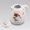 Hervidor Feel-Maestro MR-066-RED FLOWERS 1,5 L 1200 W rojo, blanco