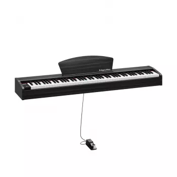 Piano digital Kruger & Matz KMDP-45-BK — teclado de 88 teclas contrapesadas, negro mate