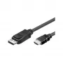 Good Connections HDMI 5 m, 5 m, HDMI, DisplayPort, conector macho, conector macho, Negro