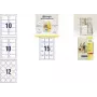 Etiquetas colgantes imprimibles resistentes con cordones Avery Zweckform T3002-10 blanco 9x5 cm