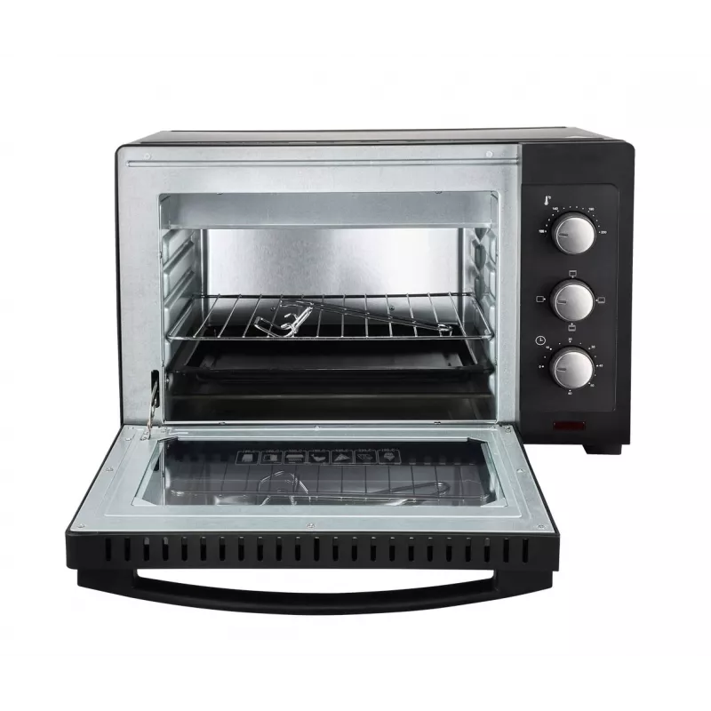 Mini horno ESPERANZA EKO008N – 20 L, 1280–1300 W, hasta 230 °C, temporizador de 60 minutos, mandos giratorios, puerta de cristal, independiente
