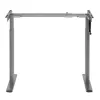 Escritorio de altura ajustable manualmente MACLEAN MC-790NG — carga máx. 60 kg, altura máx. 120 cm