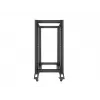Rack de pie LANBERG OR01-6822-B 22U, 600 mm ancho x 800 mm fondo, negro, capacidad de carga 600 kg