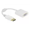 Adaptador DisplayPort 1.2 conector macho a VGA conector hembra DeLOCK 61007