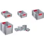 Caja de almacenamiento allit ProfiPlus 30,0 x 40,0 x 12,0 cm gris — recipiente de almacenamiento de plástico