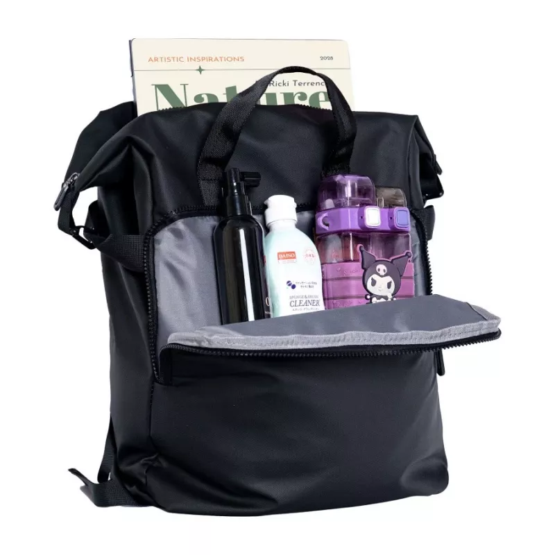 Mochila de viaje NOVEEN CTB300 – 40×50×16 cm, poliéster, 2 compartimentos, impermeable, compartimento para portátil