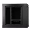EXTRALINK LITE 6U 530X400 armario rack de pared negro con estante