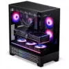 Caja de PC PHANTEKS XT View Matrix, torre Midi, E-ATX, cristal templado, Matrix LED - negra (PH-XT523VM1_DBK01)