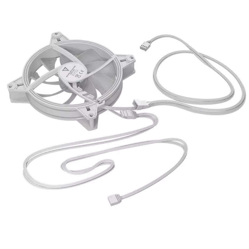 Ventilador de carcasa MODECOM VOLCANO APEX 140 ARGB blanco 140 mm