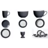 Platillo de porcelana Ritzenhoff & Breker DOPPIO ANTHRAZIT 160 mm – apto para lavavajillas