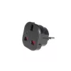 Adaptador de viaje enchufe Uk Eu Pl
