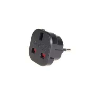 Adaptador de viaje enchufe Uk Eu Pl