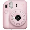 Cámara instantánea Fujifilm Instax Mini 12 Rosa — imagen 86×54 mm, película 62×46 mm, distancia focal 60 mm